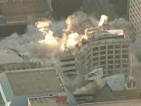 Chopper View: First Baptist Dallas Implosion