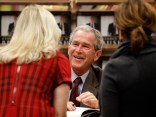 Bush Greets Thousands at Book Signing