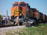 Car vs. Train in Carrollton