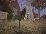 Grinches Cut Holiday Display Lights