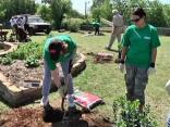 Spending Earth Day at Briscoe Elementary School
