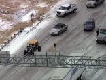 Homemade Rock Crawler Frees Cars on Icy Loop 12