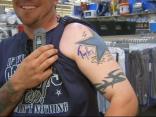 Romo Signs Autographs at Arlington Walmart