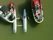 Small Plane Overturns in Lake Lewisville