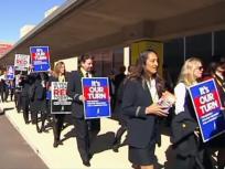 AA Flight Attendants Demonstrate for Higher Wages