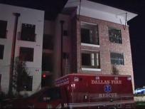 Firefighters Injured Battling Dallas Apt. Fire