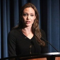 Angelina Jolie Makes Quiet Visit To Support The Troops