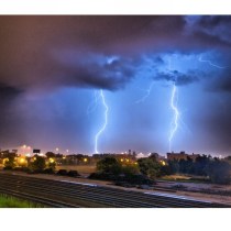 Lightning Strikes Four Jets Near Houston