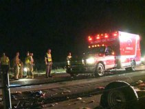 6-Month-Old Killed in I-35 Van Crash; 13 Injured