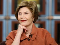 Laura Bush Given Birthday Serenade by Special Ed. Students