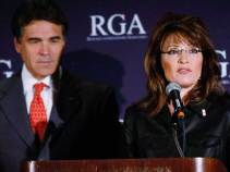 Palin Steals Show at Perry Rally