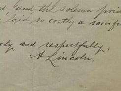 Famous Letter From Abraham Lincoln Discovered In Dallas