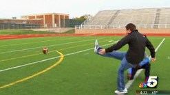 Matt Barrie Plays Big Game Friday Night Kicker, Poorly