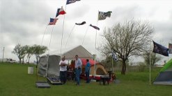 Speedway Campers Soaked by Rain