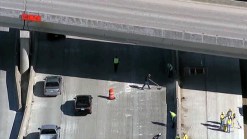 18-Wheeler Damages Bridge Over SH 114