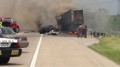 I-35E Near Waxahachie Closed Down Briefly