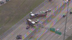 I-635 Reopens After Multi-Car Crash