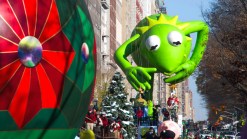 Macy's Thanksgiving Floats on Display