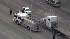 Fatal Crash Slows Down I-35W