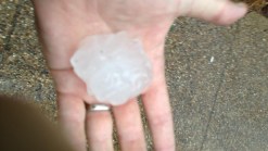 Hail Pelts North Texas