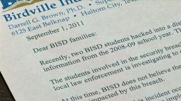 Birdville ISD Security Breach