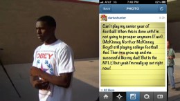 Prosper Sex Assault Suspect Takes to Social Media