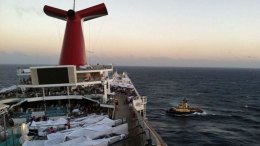 Images Aboard Crippled Carnival Triumph