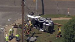 One Killed in 3-Car Crash in Arlington