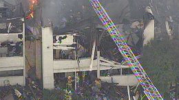 Firefighter Trapped in Six-Alarm Blaze