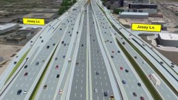 LBJ Express Appears Daunting in Latest Rendering