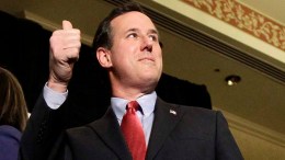 Surging Santorum in Virtual Tie with Romney
