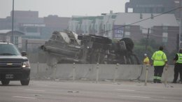 Overturned Truck Snarls Richardson Traffic