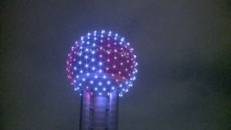 Reunion Tower is All Hearts on Valentine's Day