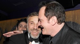 Tarantino and Waltz Making a Spaghetti Western