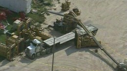 Man Injured When Crane Collapses on Him  