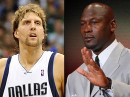 All-Star Sightings: Michael Jordan, Dirk Nowitzki and Charles Oakely