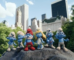 On the Set of "The Smurfs"