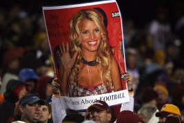 Jessica Simpson Moves Down NFC East Depth Chart