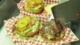 Burger Joint Back in Business After Tornado