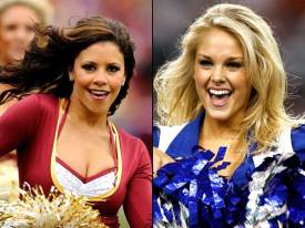 Who's Hotter? Redskins or Cowboys Cheerleaders?