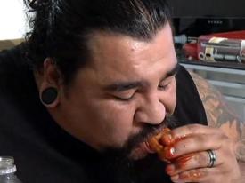 Training for the Annual World Tamale Eating Championships