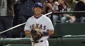 Kinsler Goes Yard, Joins 30-30 Club