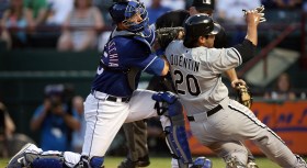 3 Homers in 1 Inning Lead to Rangers Win