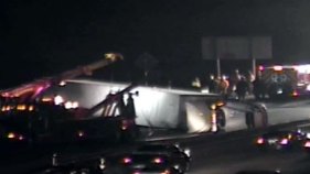 Early-Morning Crash Closes Part of I-30