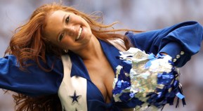 Cheerleaders Check out New Digs