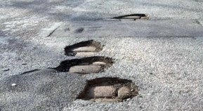 Potholes Follow Heavy Rain
