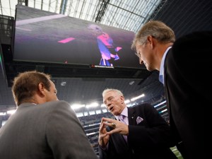 The Cowboys Ginormous HDTV Doubles as Punt Blocker