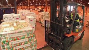 Valentine Flowers Undergo Customs Check