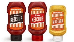Whataburger Selling Ketchup, Mustard in H-E-B, Central Market Stores