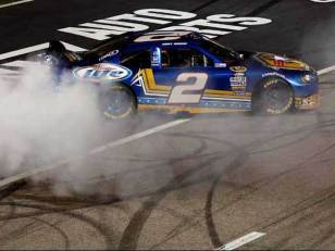 Kurt Busch Wins, Jimmie Johnson Wrecks at TMS